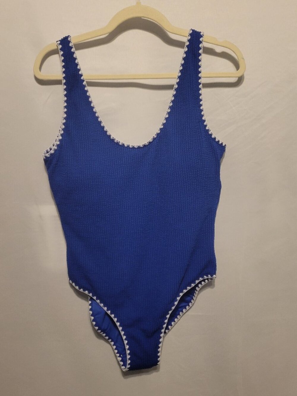 Betsy Johnson Blue One Piece Bathing Suit size XL